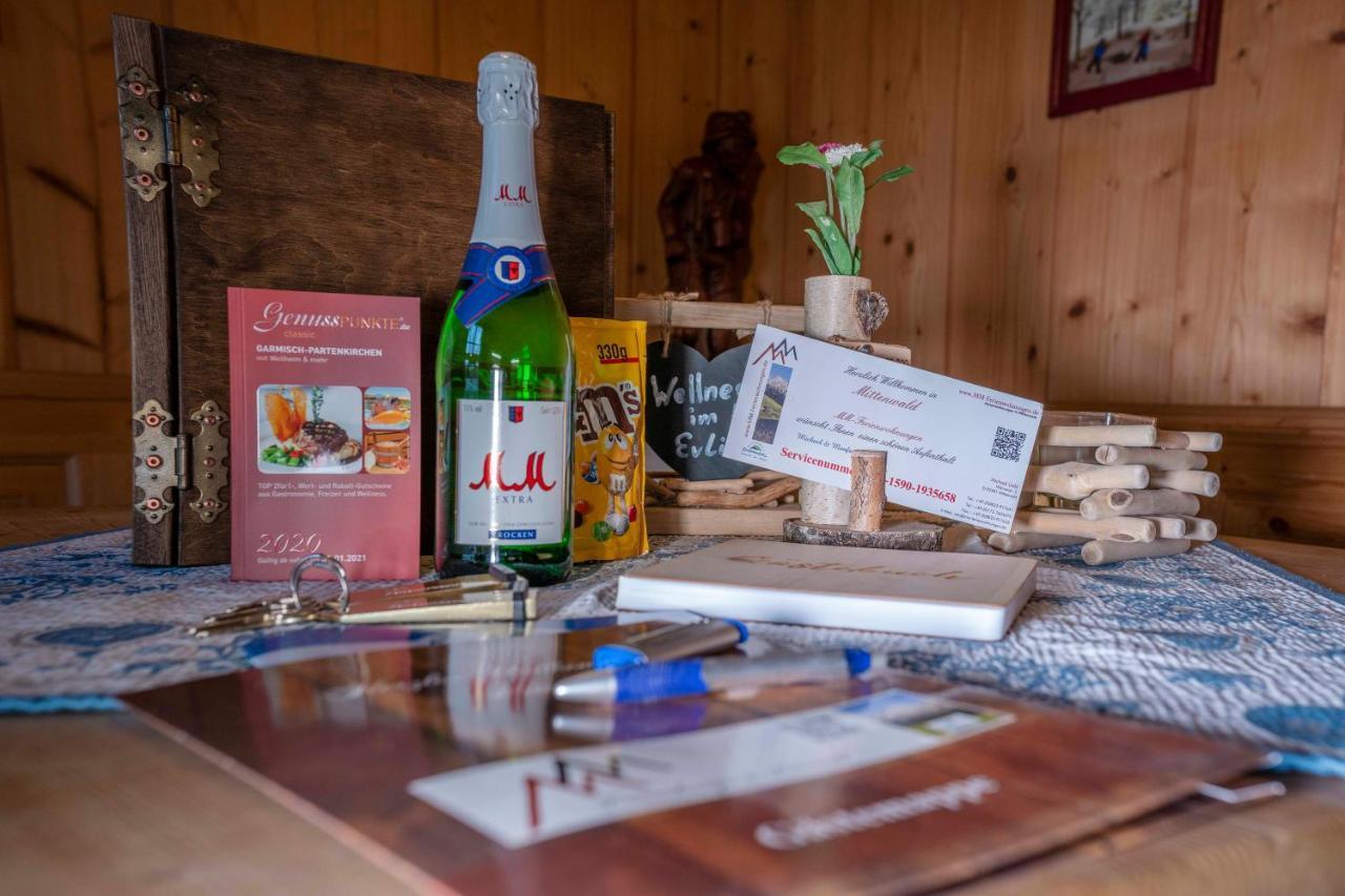 Ferienwohnung Woernerblick Mittenwald Esterno foto
